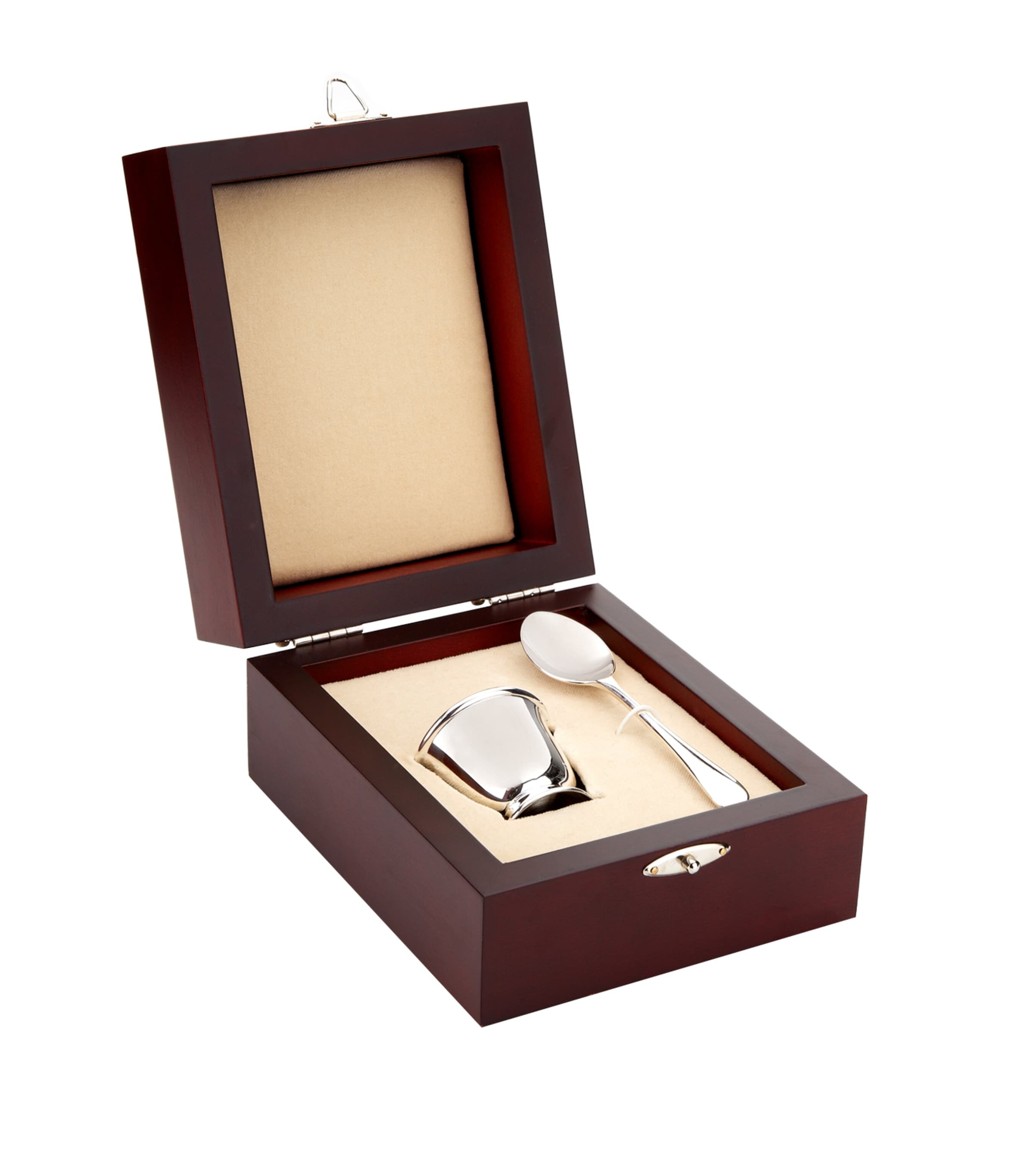Carrs sterling silver egg cup and spoon set - British product
