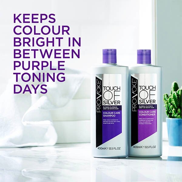 PRO:VOKE Touch of Silver Colour Care Purple Shampoo 400ml GOODS Superdrug   