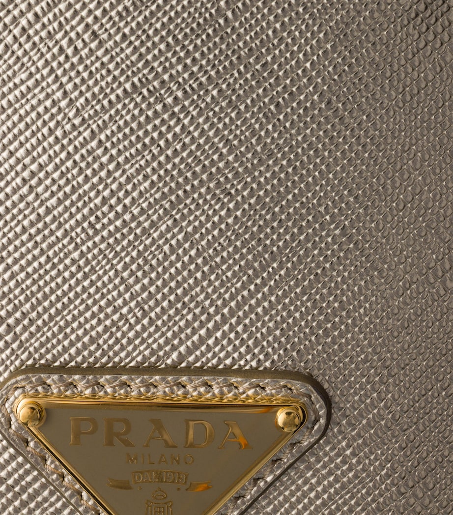 Prada Saffiano leather badge holder, imported from the UK
