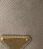Prada Saffiano leather badge holder, imported from the UK
