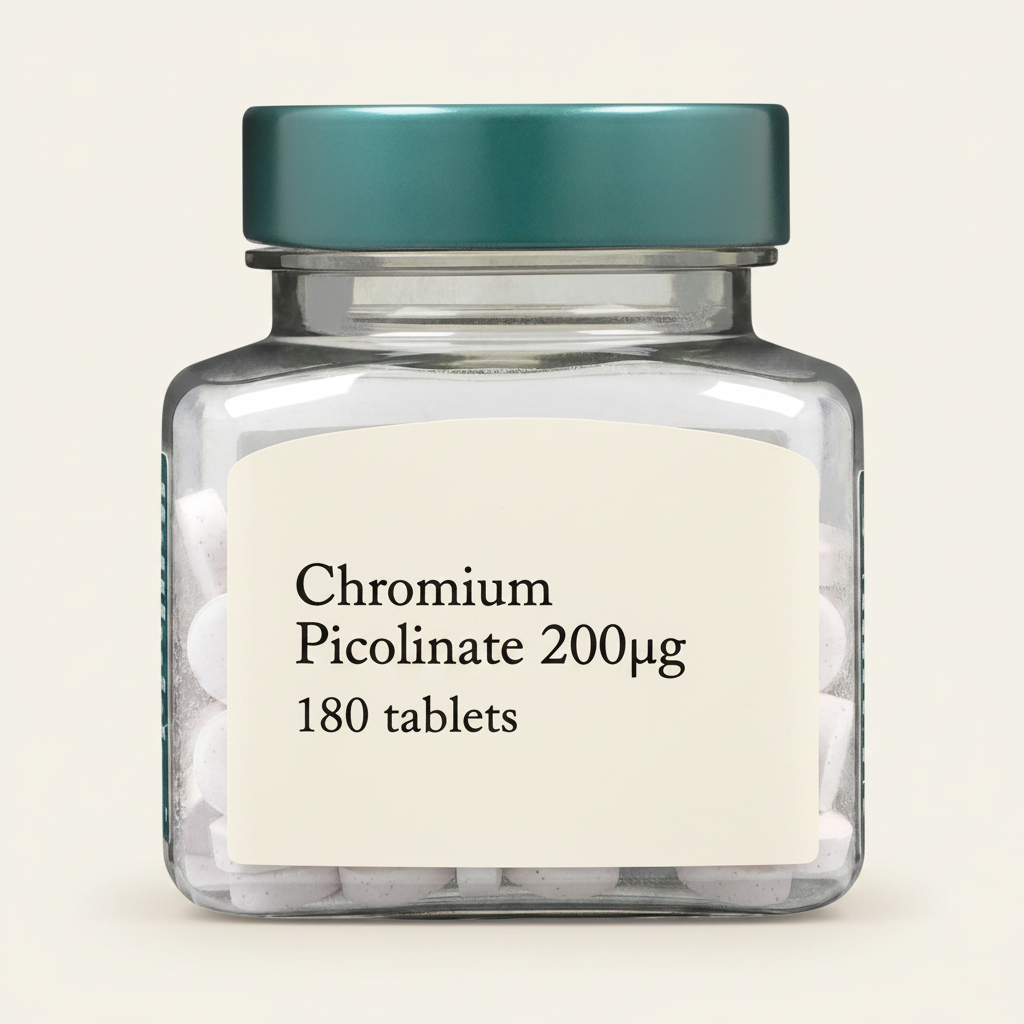 Holland & Barrett Chromium 200ug 180 Tablets, UK version