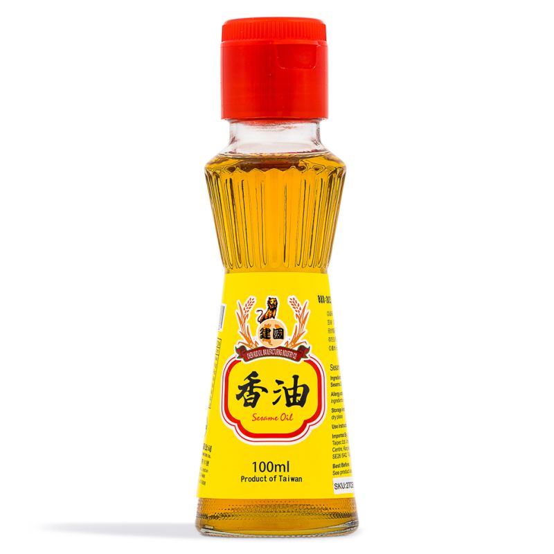 Chien Kuo black sesame cooking oil - British product