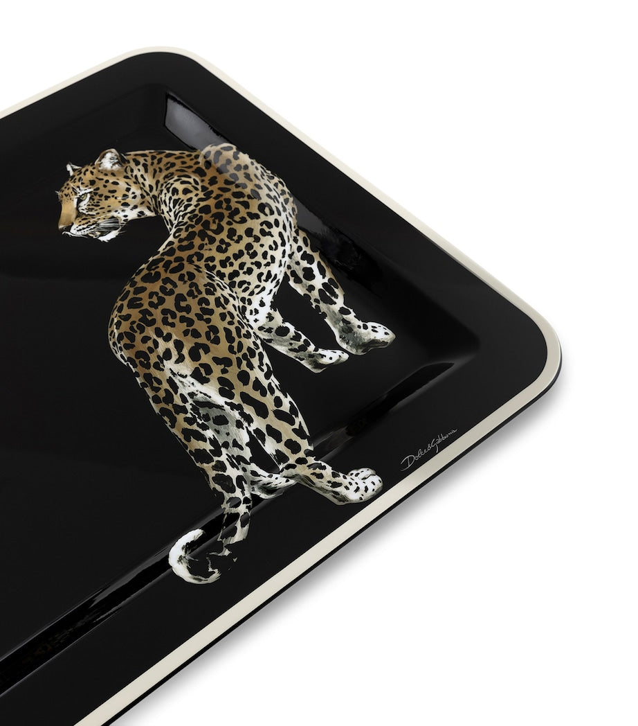 Dolce&Gabbana Casa Wooden Leopard Tray - British product