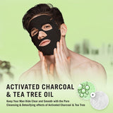Fuss Free Naturals Men's Charcoal Mask 3-pack - British product
