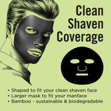 Fuss Free Naturals Men's Charcoal Mask 3-pack - British product