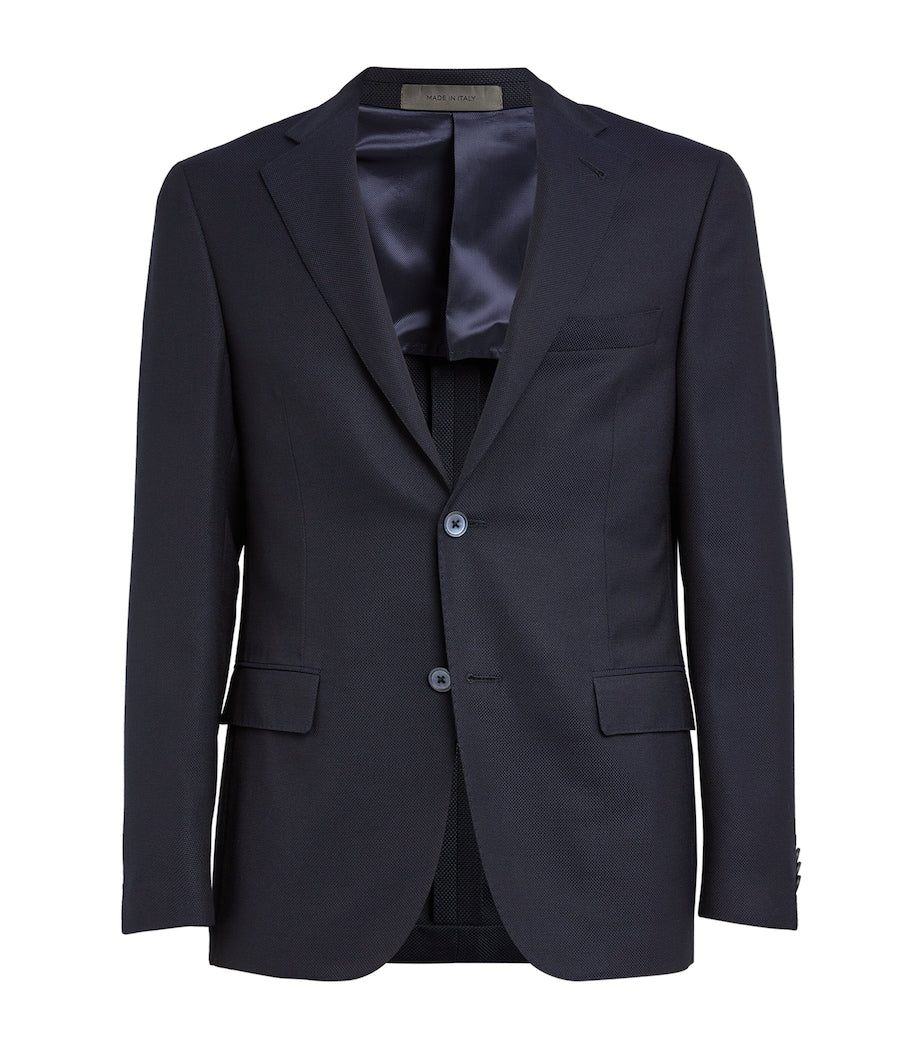 Corneliani hopsack wool blazer - British product