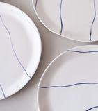 Feldspar Stripe cake plate 16cm - British product
