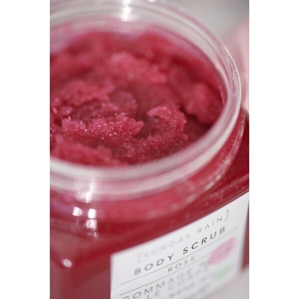 Sunday Rain Rose Body Scrub GOODS Superdrug   