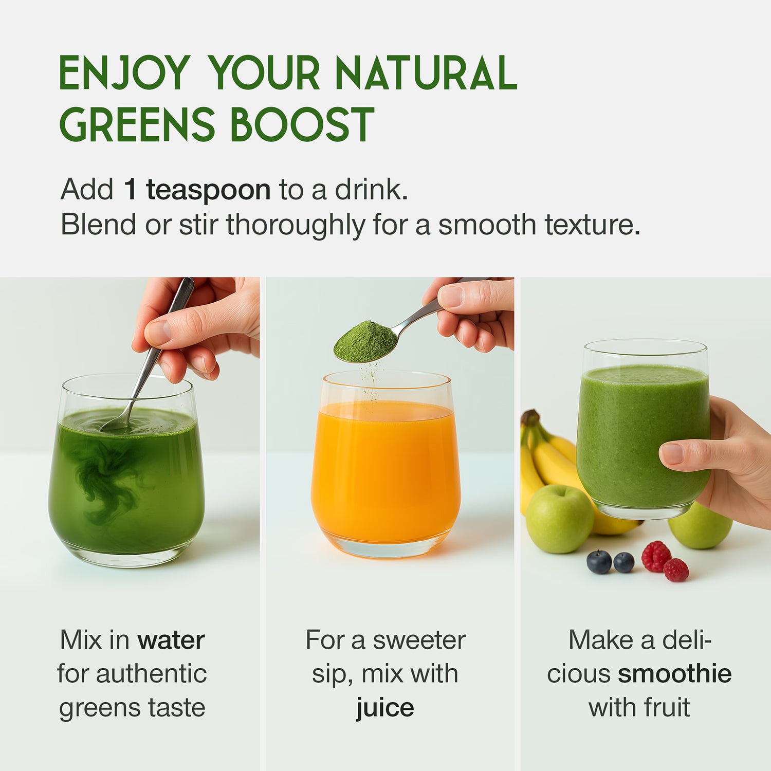 SuperSelf organic super greens powder 200g (British brand)