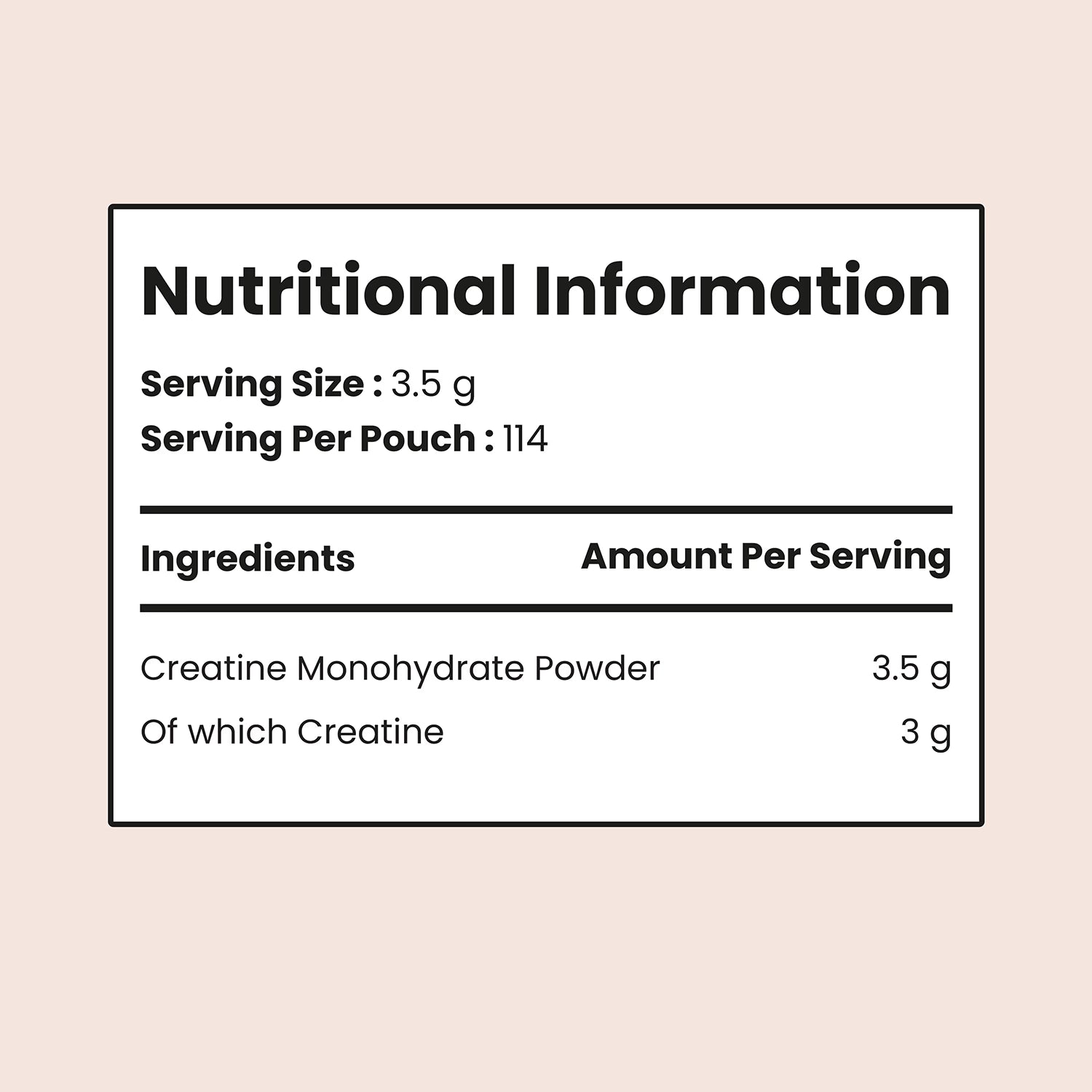 VitaBright creatine monohydrate 400g pouch, UK version