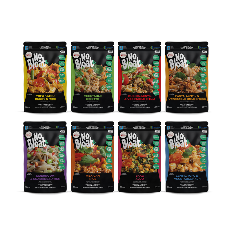 No Bloat variety bundle 8 x 50g pouches - British product