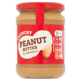 Sainsbury's Peanut Butter Crunchy 340g GOODS Sainsburys   