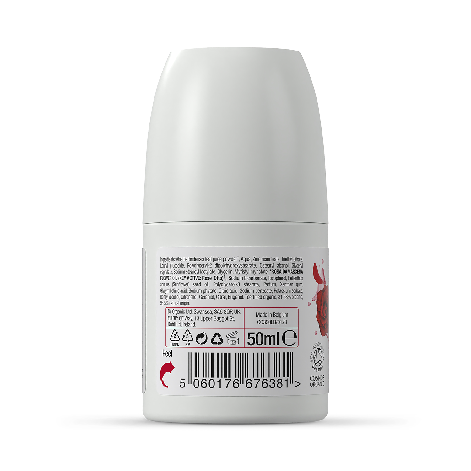 Dr Organic Rose Otto Deodorant 50ml - 998517