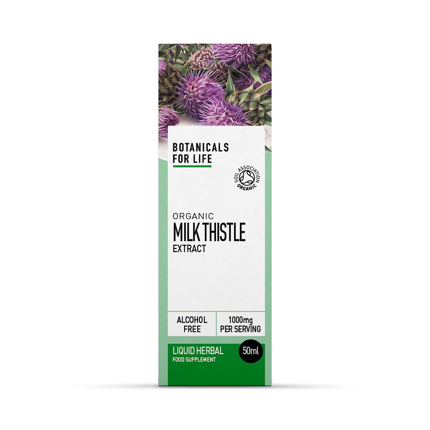 Botanicals For Life milk thistle extract 50ml - British product