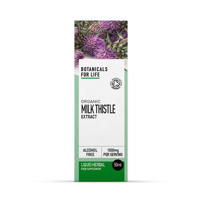 Holland & Barrett Botanicals For Life Organic Milk Thistle Extract Liquid Supplement 50ml- Buy online at McGrocer