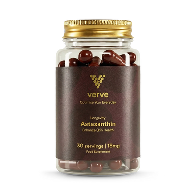 Holland & Barrett Astaxanthin 18mg Supplement Capsules for Longevity and Skin Health, 30 Servings- Buy online at McGrocer