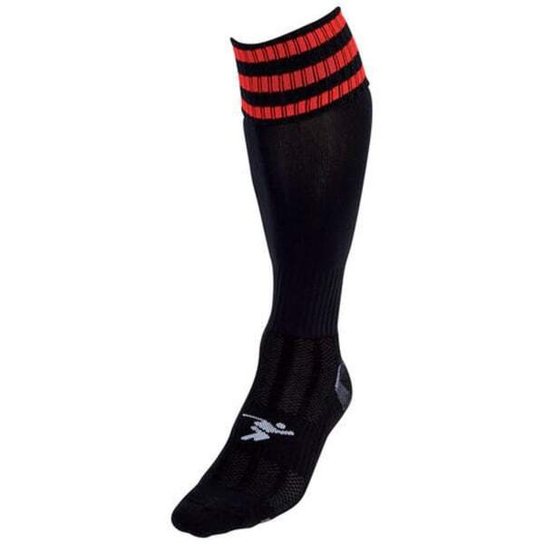 Precision Adult Pro Football Socks (7-11) GOODS Superdrug Black/Red  