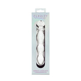 Clarity glass dildo Hera's Cascade heart-shaped handle, UK version