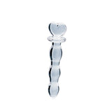Clarity glass dildo Hera's Cascade heart-shaped handle, UK version