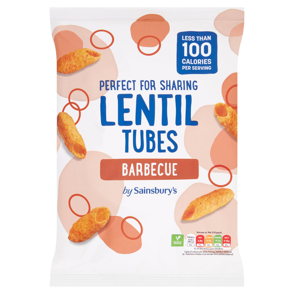 Sainsbury's Barbecue Lentil Tubes 85g