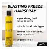 got2b Glued Blasting Freeze Spray 300ml GOODS Superdrug   