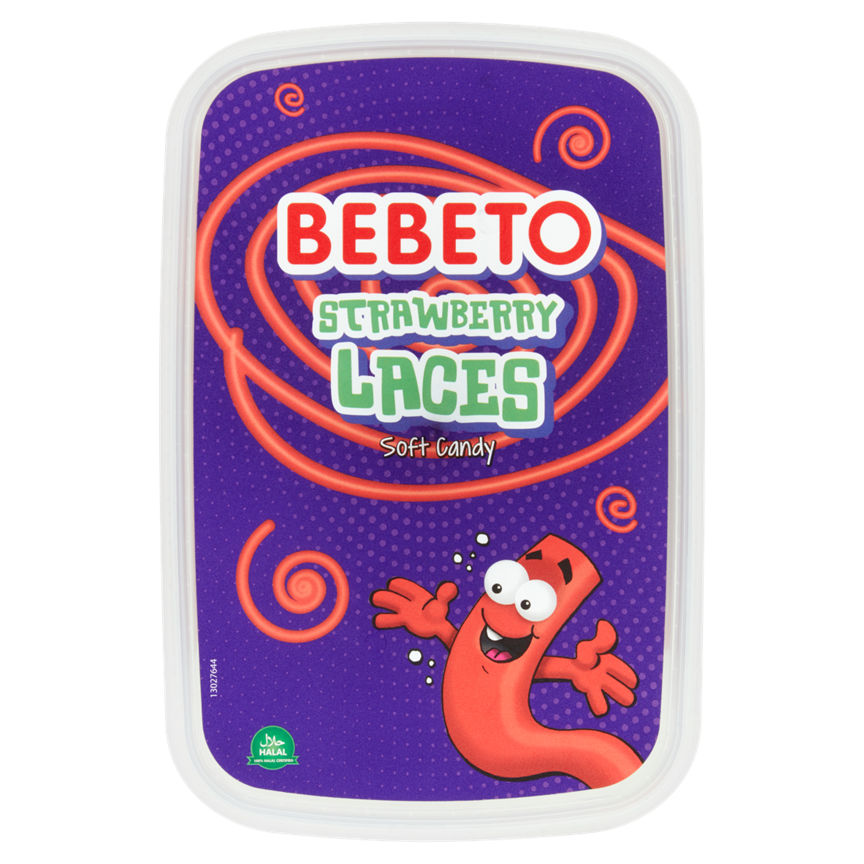 Bebeto Strawberry Laces Soft Candy GOODS ASDA   