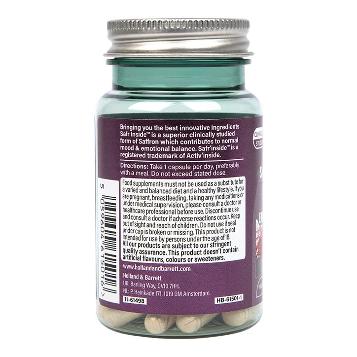 Holland & Barrett Saffron 30mg 30 Capsules