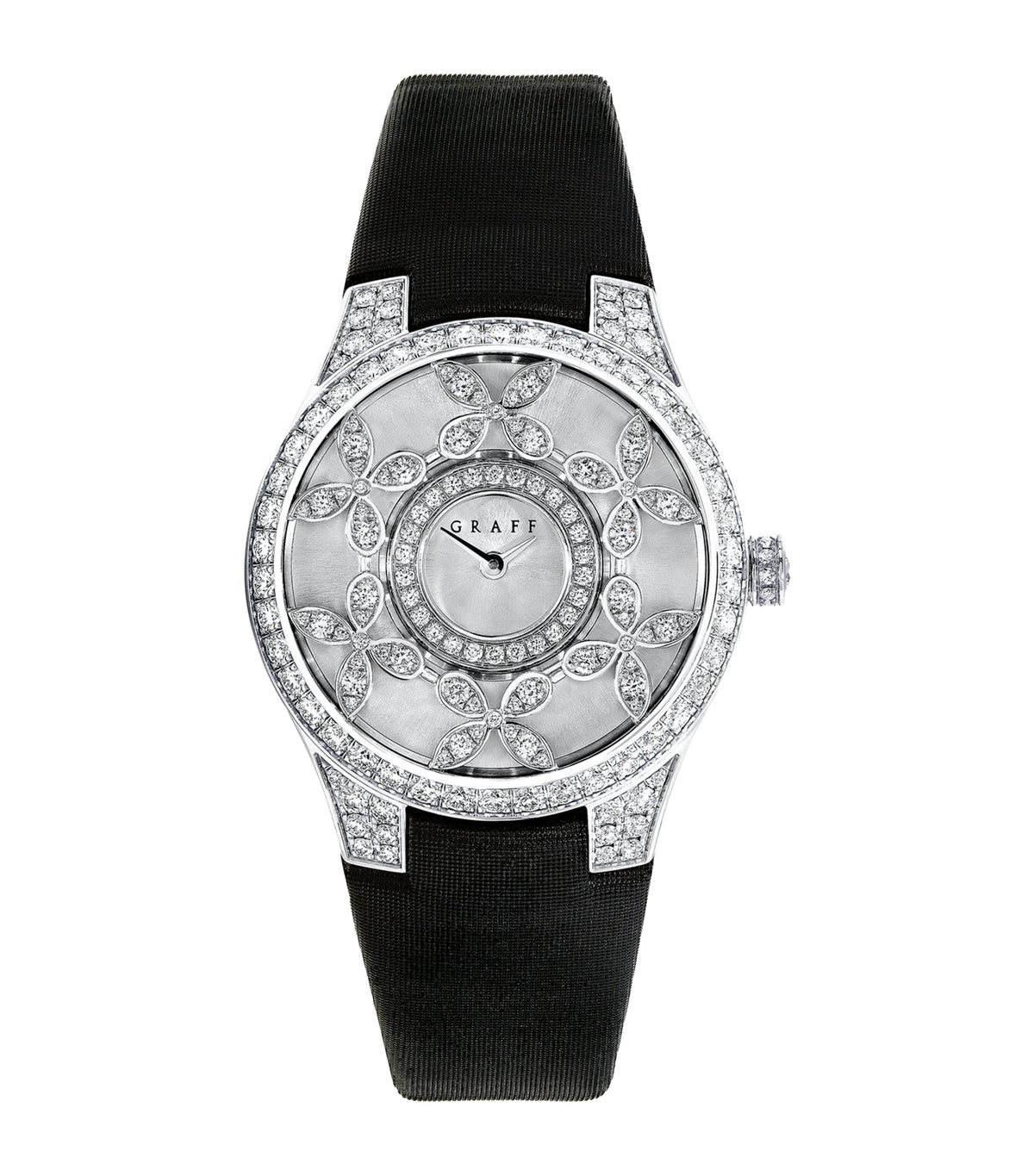 Graff Platinum Diamond Butterfly Watch 28mm, imported from the UK