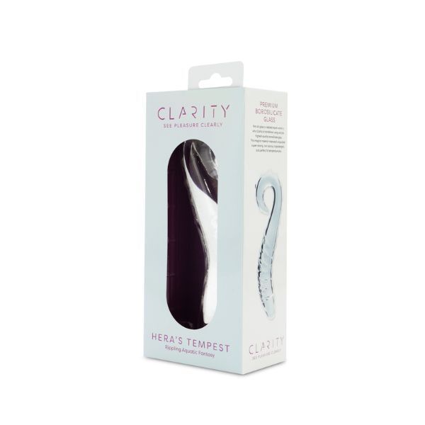 Clarity Hera's Tempest glass dildo 5.5 inches, UK version