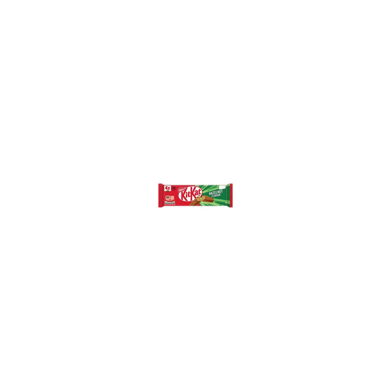 KitKat Hazelnut 4 Finger multipack 166g bar, UK version