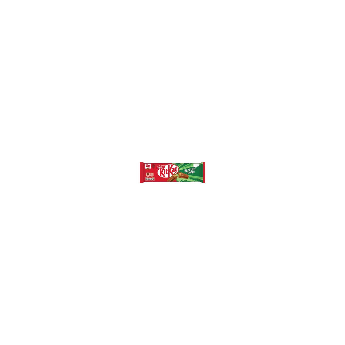 KitKat Hazelnut 4 Finger multipack 166g bar, UK version