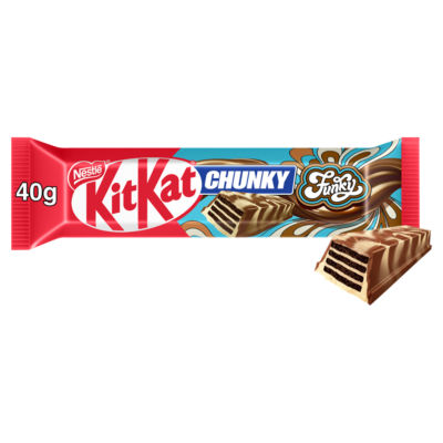 KitKat Chunky Funky chocolate bar 40g (British brand)