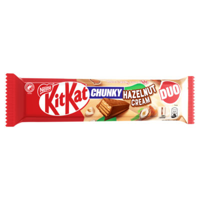KitKat Chunky DUO hazelnut cream chocolate bar 68g - British product
