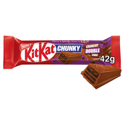 KitKat chocolate bar Chunky Double Chocolate 42g, UK version