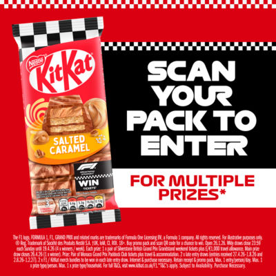 KitKat salted caramel chocolate sharing bar 99g - British product