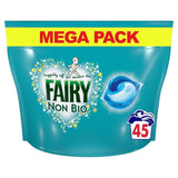 Fairy Non Bio Pods Washing Liquid Capsules for Sensitive Skin   45 per pack GOODS M&S   