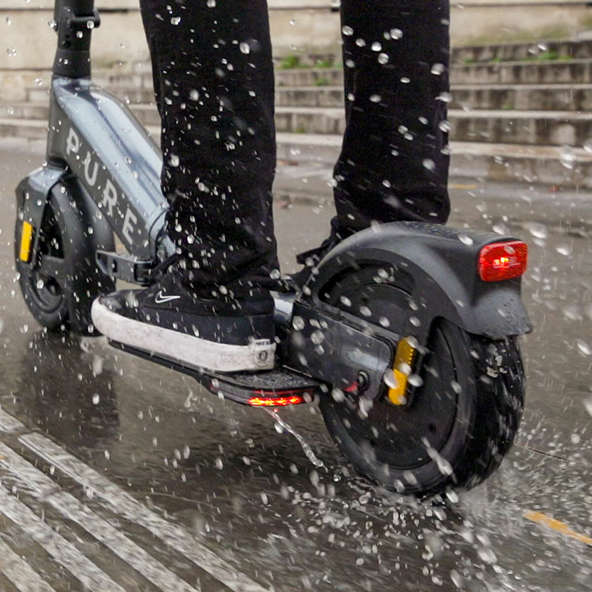Pure Electric Flex folding electric scooter Charcoal Grey - British product