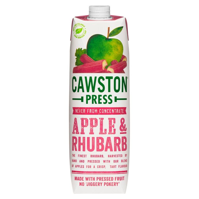 Cawston Press Apple & Rhubarb Juice   1L GOODS M&S   