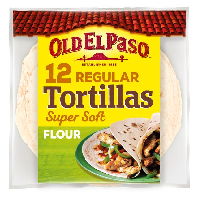 Old El Paso Flour Tortilla Fajita Wraps Family Pack   12 per pack