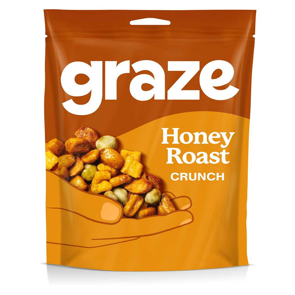 Graze Honey Roast Crunch Sharing Bag -100g