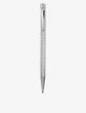 Caran d'Ache Ecridor Chevron rhodium-plated ballpoint pen (British brand)