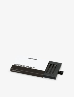 Montblanc Mystery Black ink cartridges pack of 8, UK version