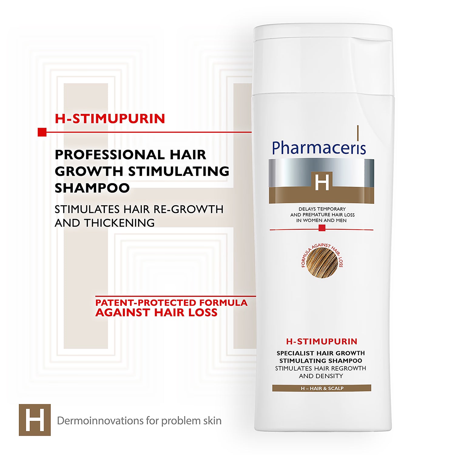 Pharmaceris H-Stimupurin stimulating shampoo 250ml, UK version