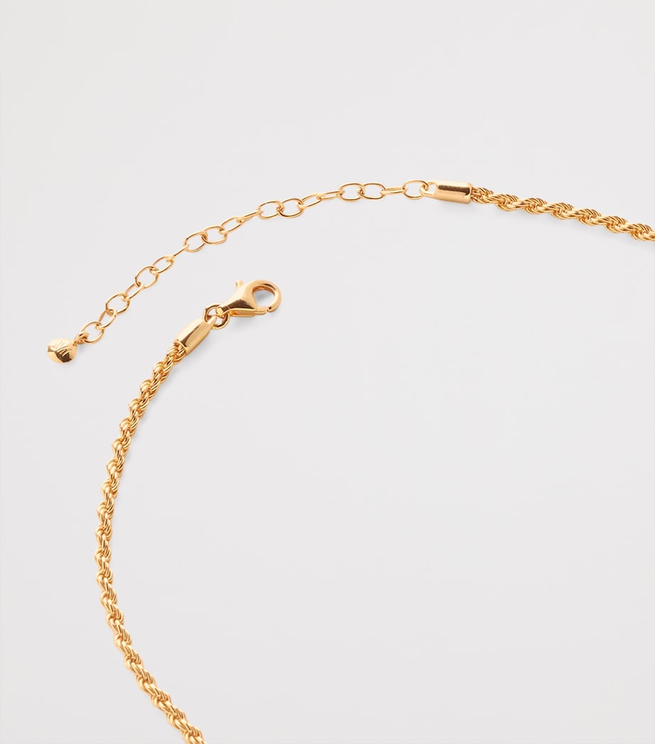 Monica Vinader Gold Vermeil Alta necklace (British brand)