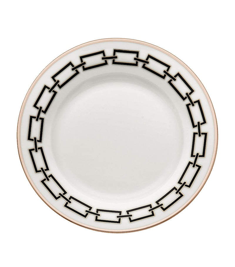 GINORI 1735 Catene Nero dessert plate 22cm, UK version