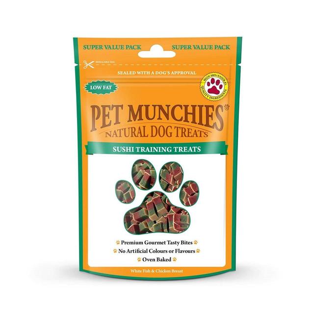 Pet Munchies Sushi Training Dog Treats   150g