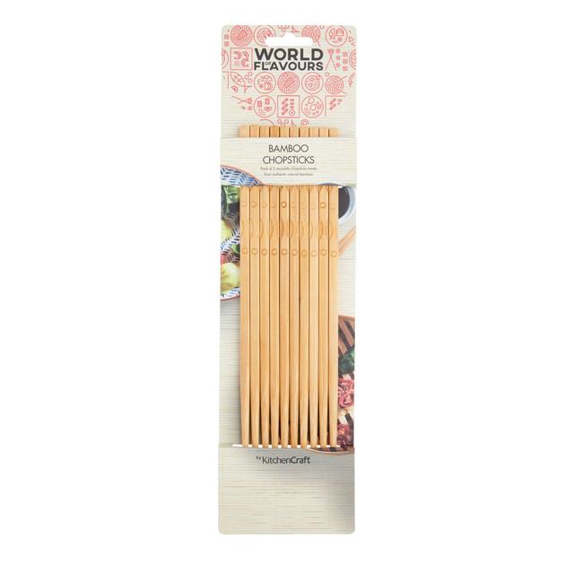 World of Flavours Oriental Bamboo Chop Sticks   10 per pack GOODS M&S   