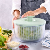 قطاعة سلطة KitchenAid بألوان الأحمر والفستقي - منتج بريطاني