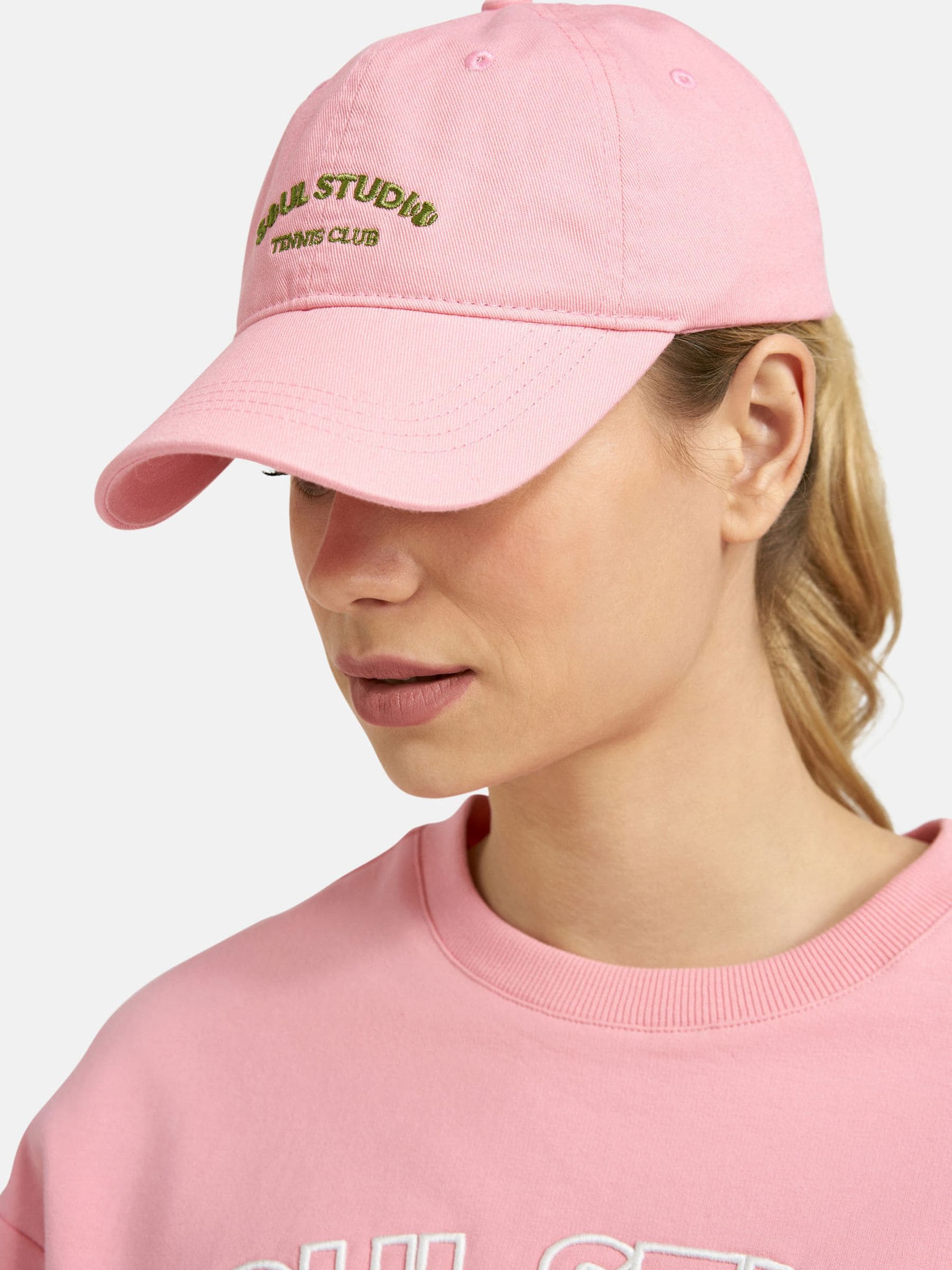 Smith & Soul pink embroidered baseball hat (British brand)