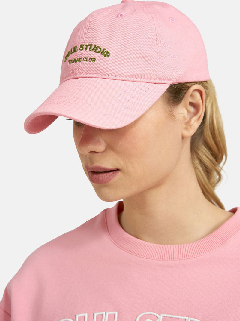 Smith & Soul pink embroidered baseball hat (British brand)